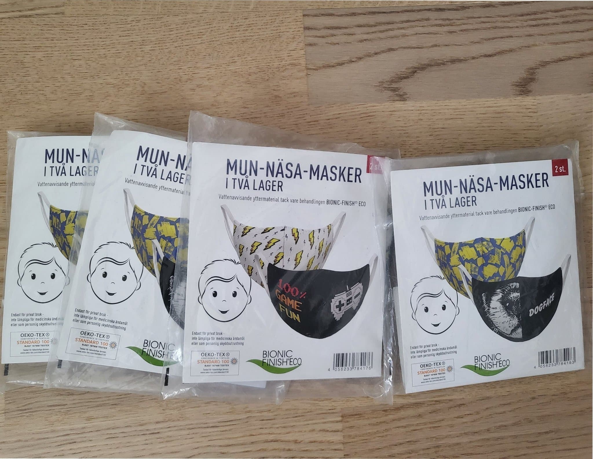 8st helt nya barn munskydd