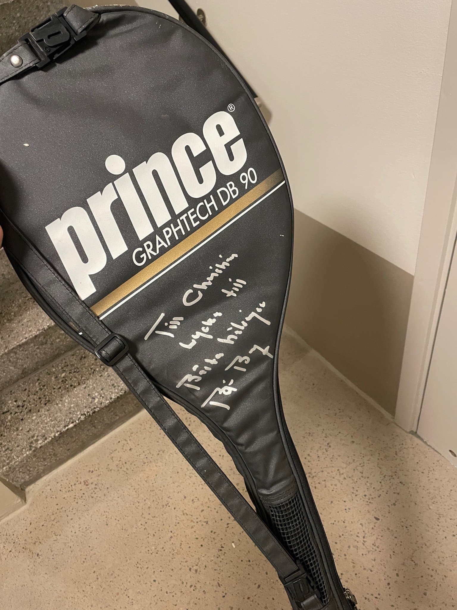 Signerat Prince Graphtech DB 90 Tennisracket