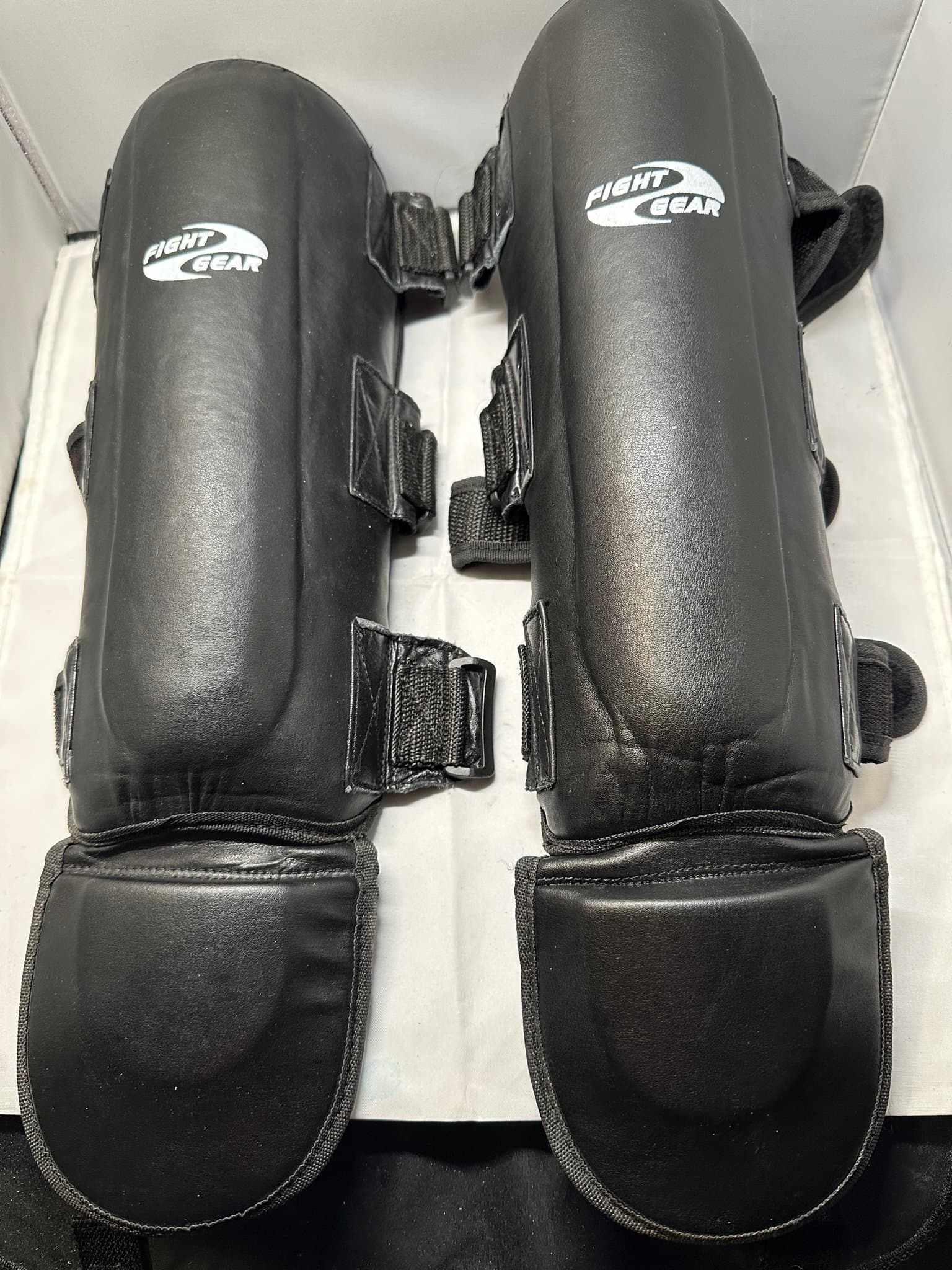 Fight Gear Benskydd, Storlek M Shin Guards Instep Protector