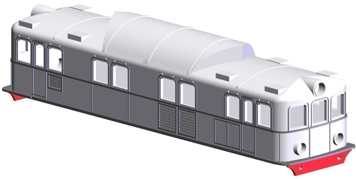 Lokkorg SJ Pa i H0-skala - Resin - Craftcloud