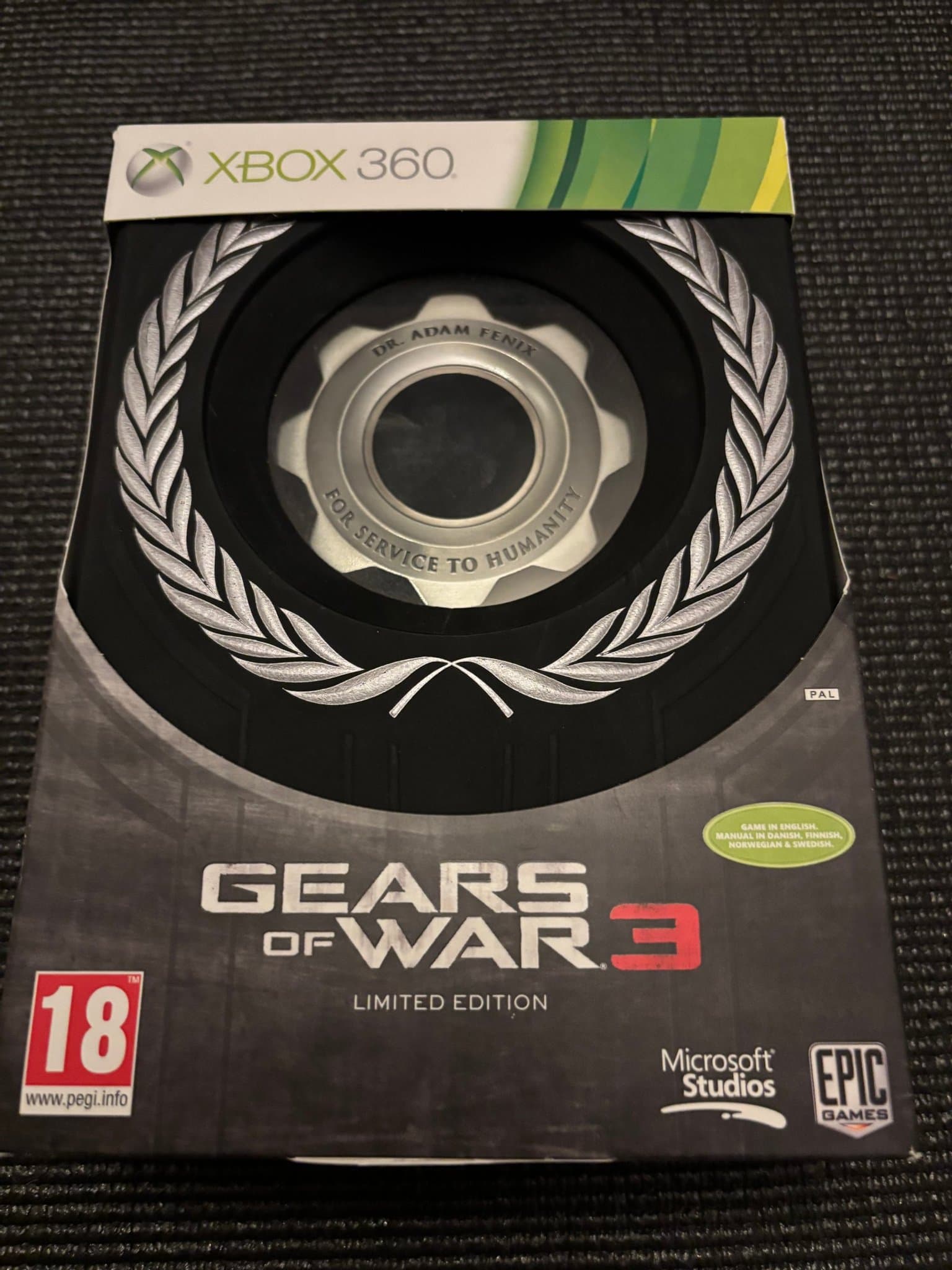 Gears of War 3 Limited Edition (Xbox 360) – Komplett & Samlarobjekt!