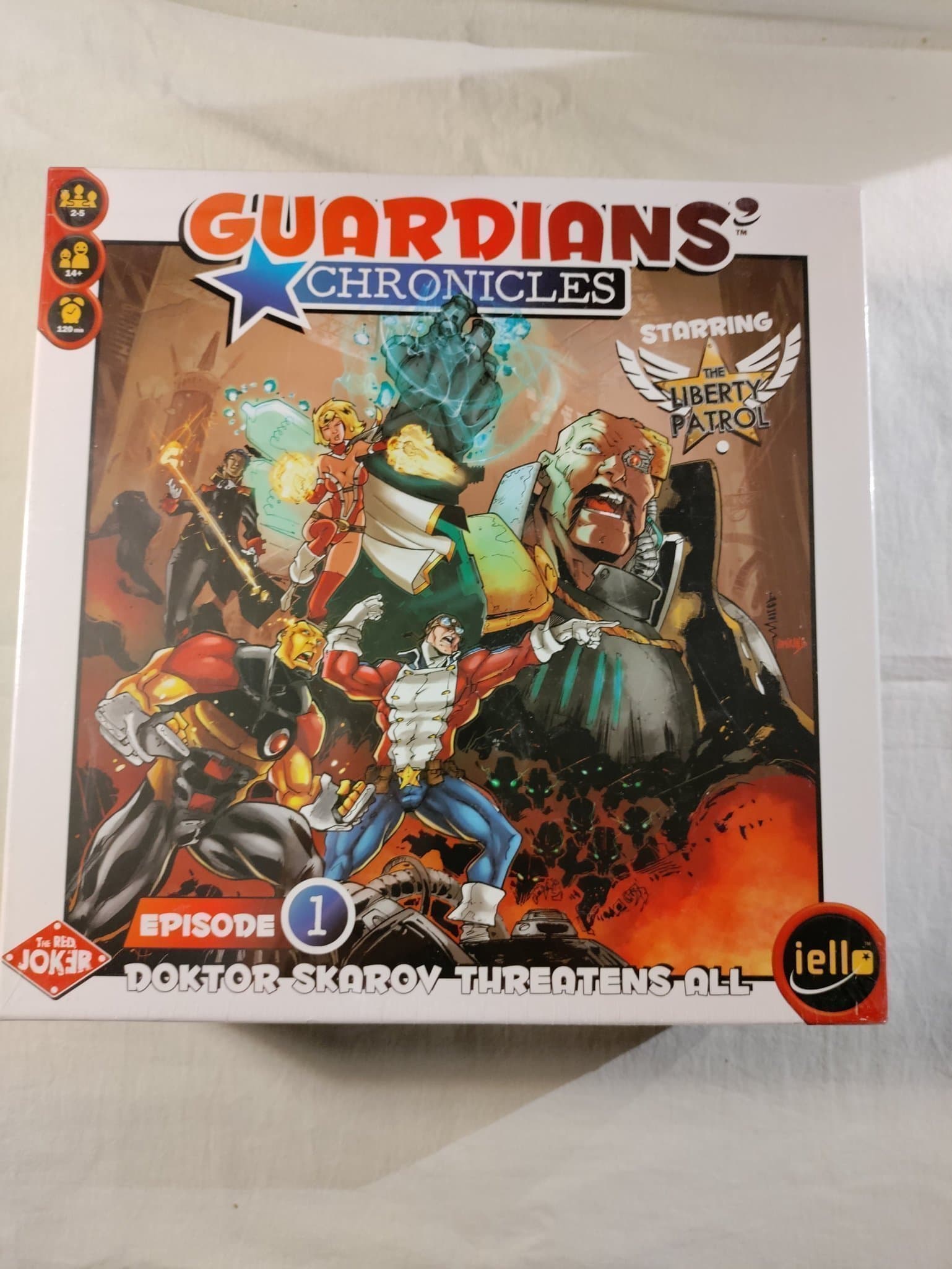 GUARDIANS' CHRONICLES - Super Hero Semi Co-Op Game (New & Unopen)