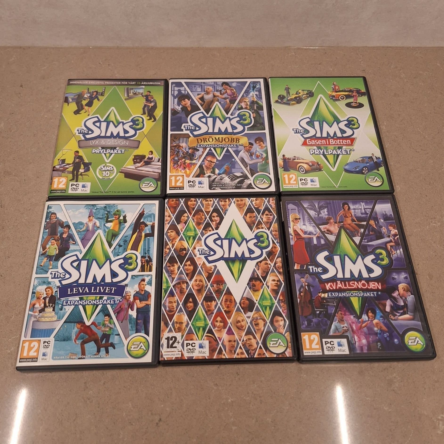 The Sims 3 - Samling med flera Expansionpaket och prylpaket - Retro - PC-spel