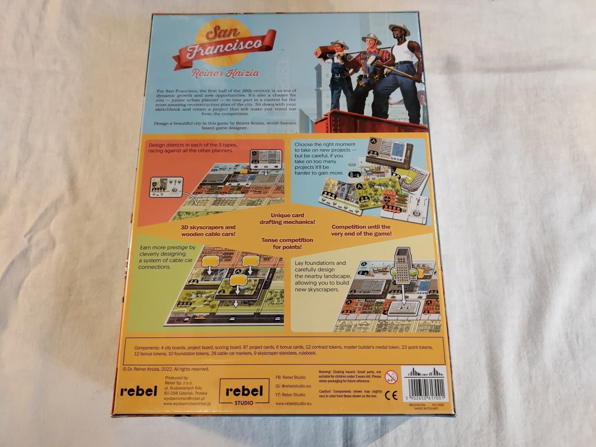 SAN FRANCISCO - Plan & Build San Francisco - Reiner Knizia (New & Unopen)