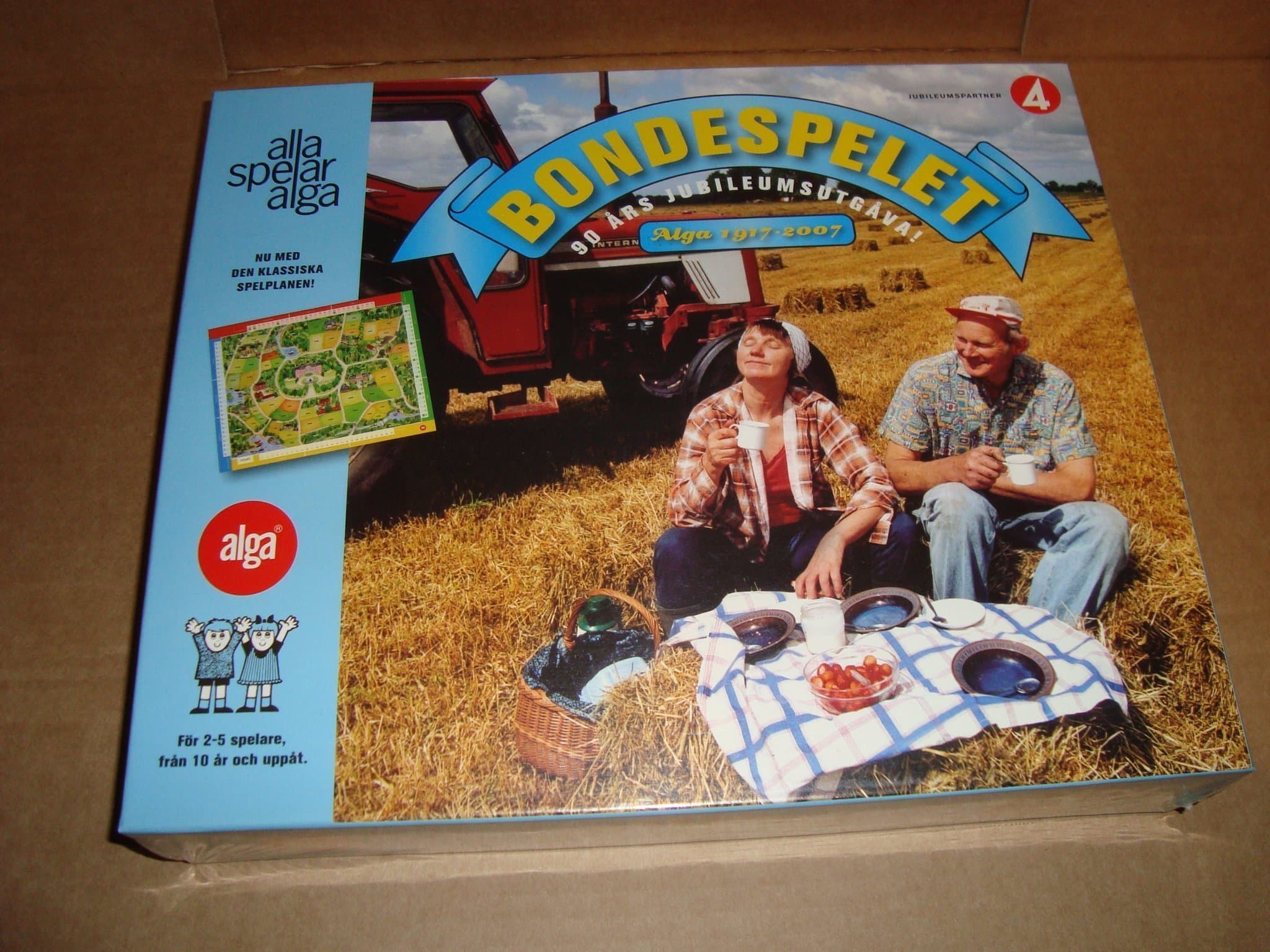 Bondespelet ! Sällskapspel ! Alga ! Plastad ! Ej öppnat ! Jubileumsutgåvan !