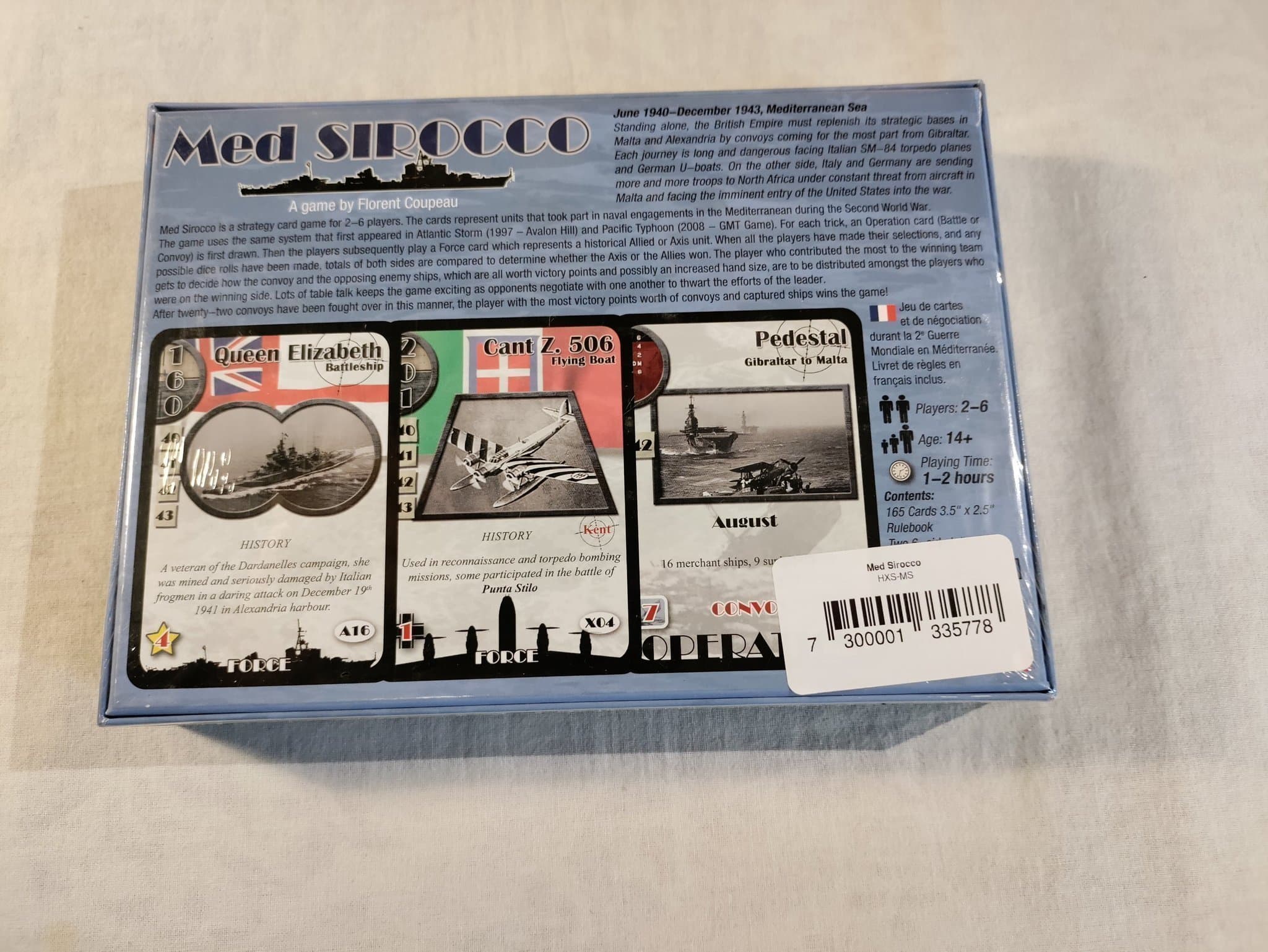 MED SIROCCO - Mediterranean Card Game - As "Atlantic Storm" (New & Unopen)