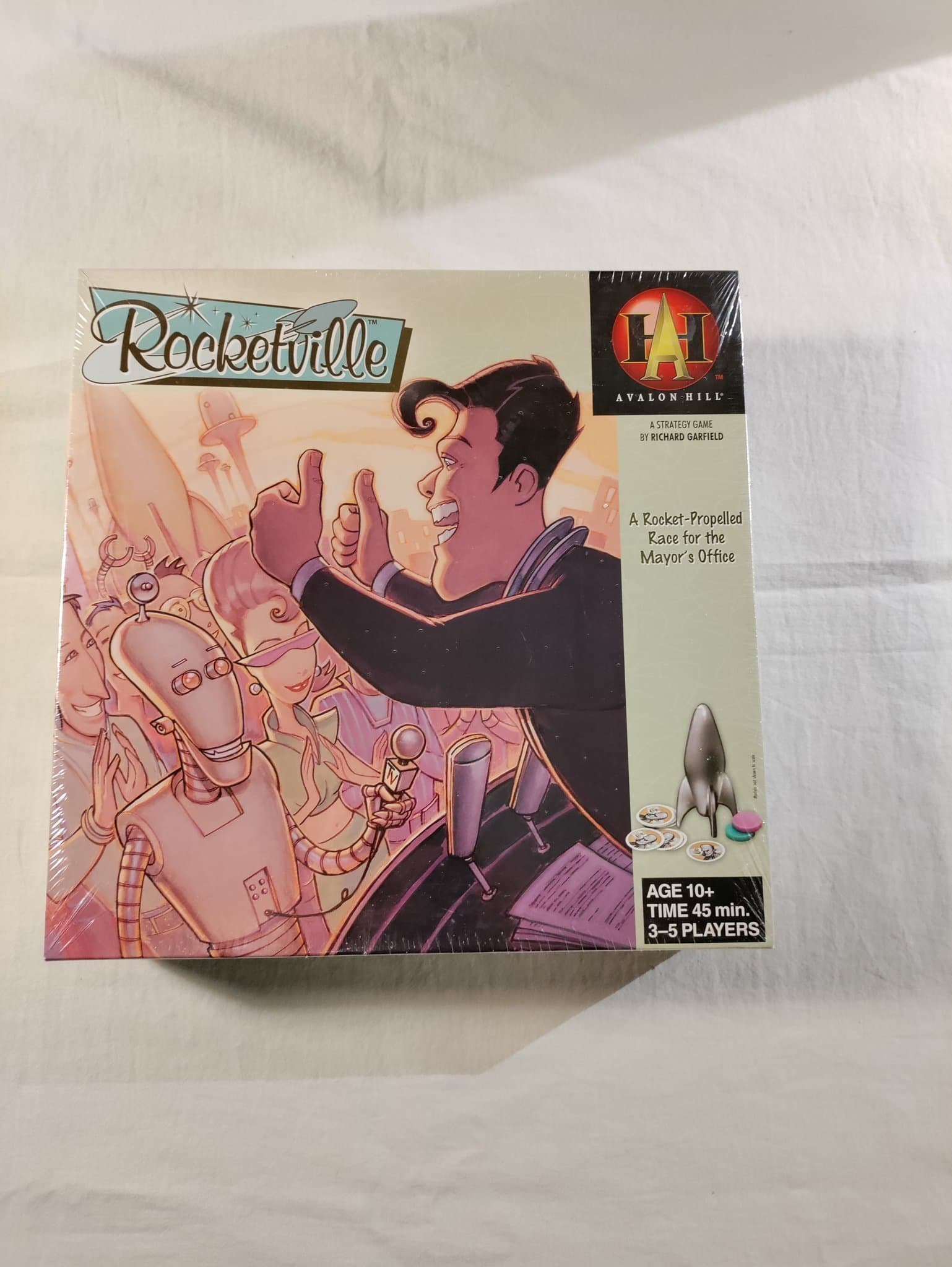 ROCKETVILLE - Future Election Boardgame - Richard Garfield (New & Unopen)