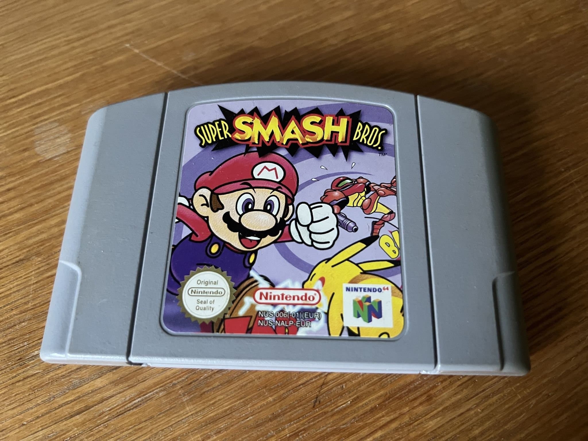 Super Smash Bros., Nintendo 64, PAL, engelsk text. Bra skick.