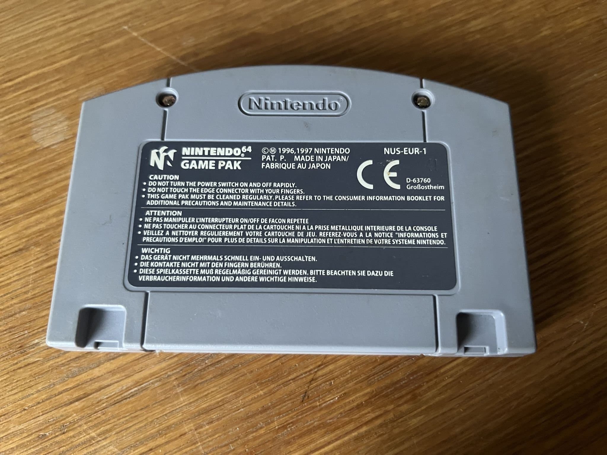 Super Smash Bros., Nintendo 64, PAL, engelsk text. Bra skick.