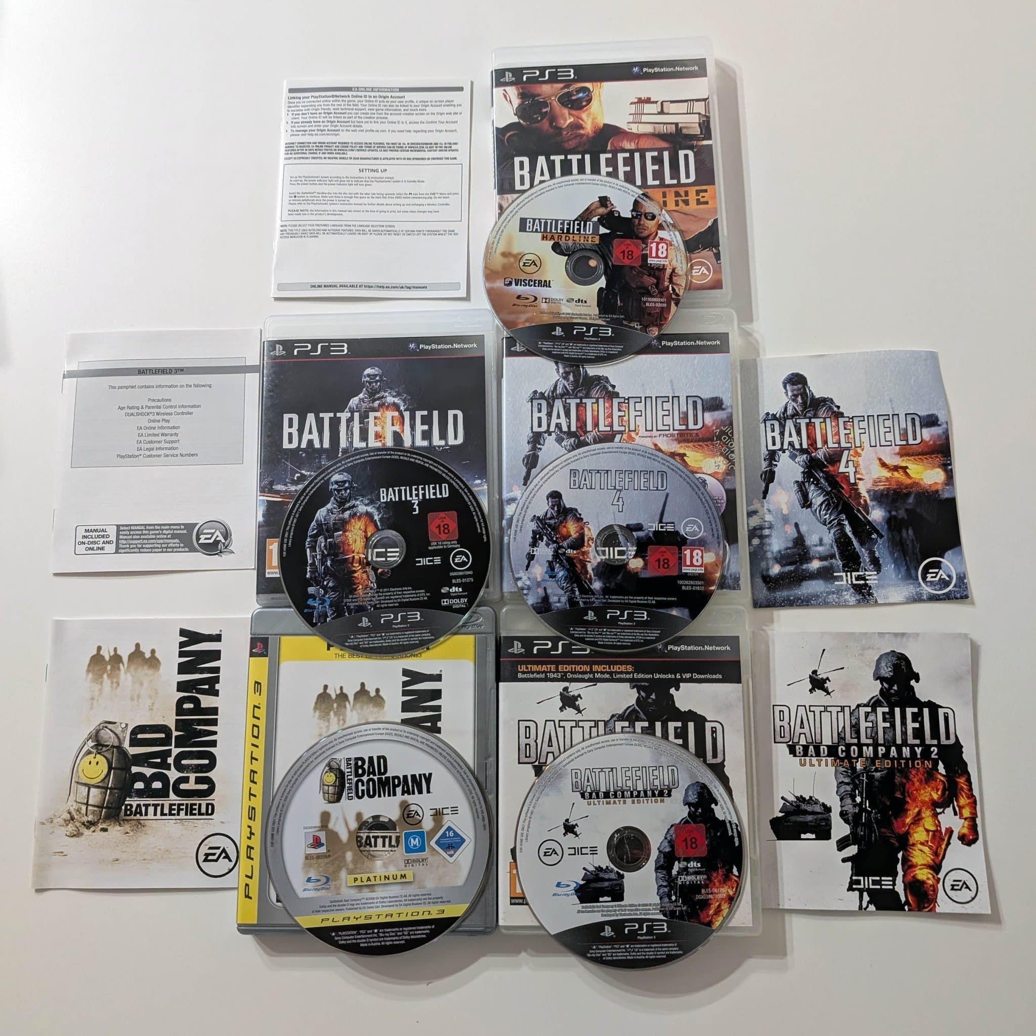 Battlefield komplett samling: Alla 5 spelen!