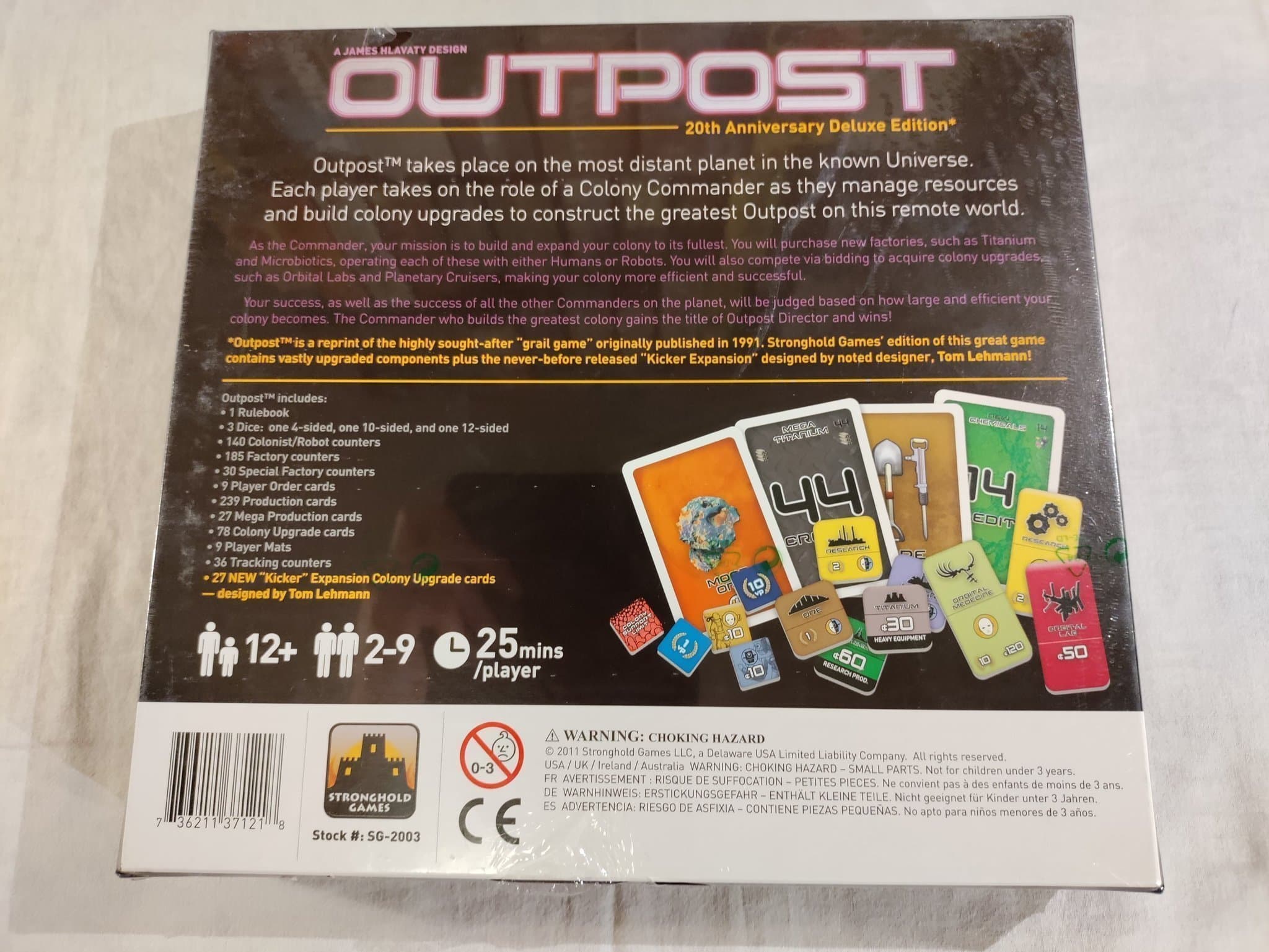 OUTPOST: 20th Anniversary Deluxe Edition. (New & Unopen) Brädspel