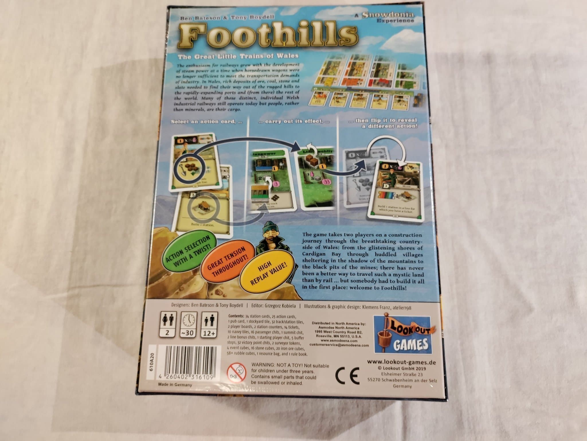 FOOTHILLS - Snowdonia Card Game (New & Unopen)