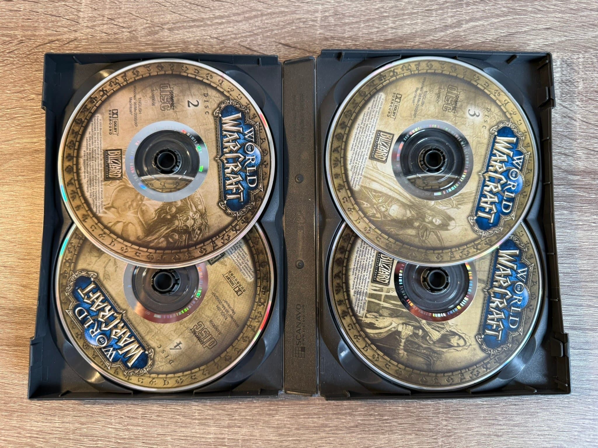 World of Warcraft PC/Mac – Originalutgåva – 4 CD – Blizzard – Otestat