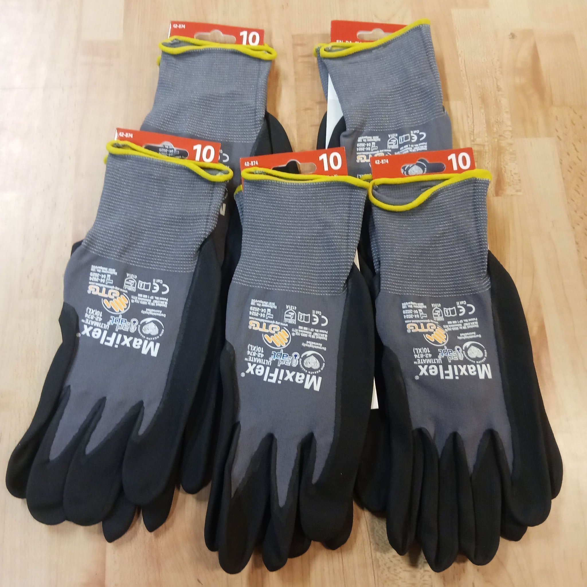 MaxiFlex Ultimate 42-874 Storlek 10 (XL) Arbetshandskar