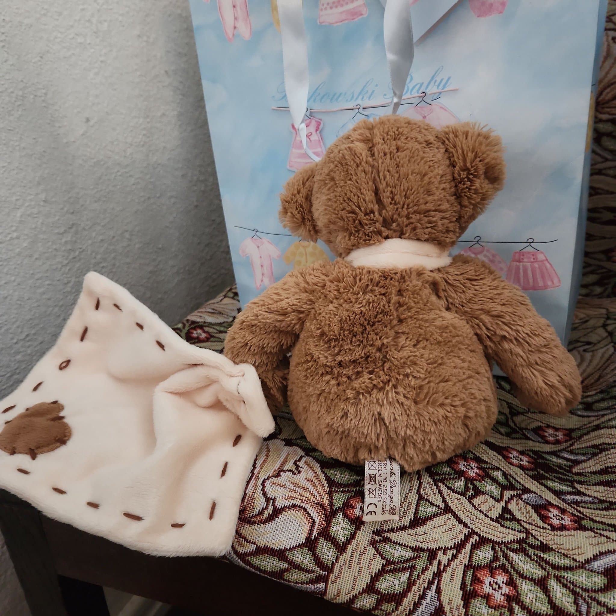 Bukowski Mjukdjur - Teddybjörn med snuttefilt