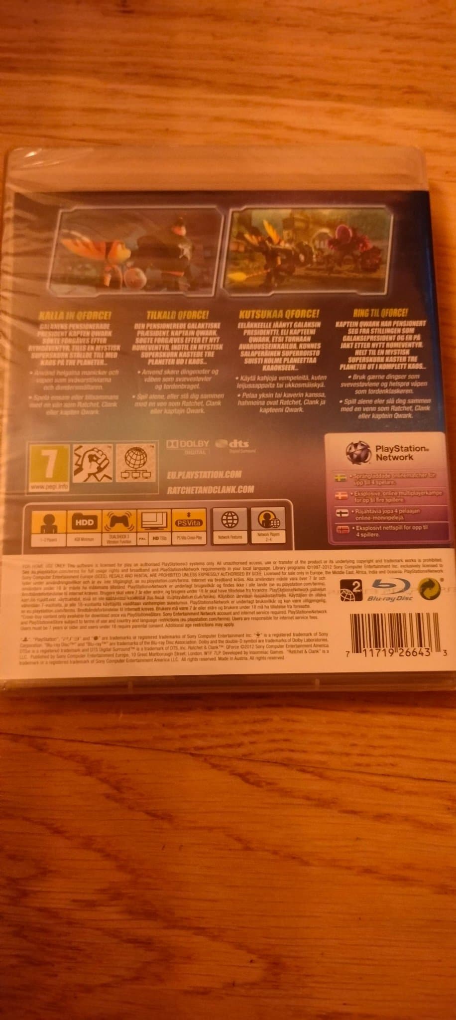 Ratchet & Clank: QForce (PS3) SEALED