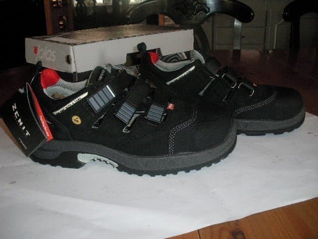 Oanvända Jalas Zenit skor skyddsskor skyddssandal arbetsskor kardborrespänne 41