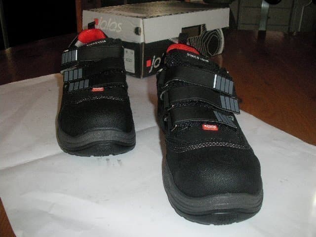 Oanvända Jalas Zenit skor skyddsskor skyddssandal arbetsskor kardborrespänne 41