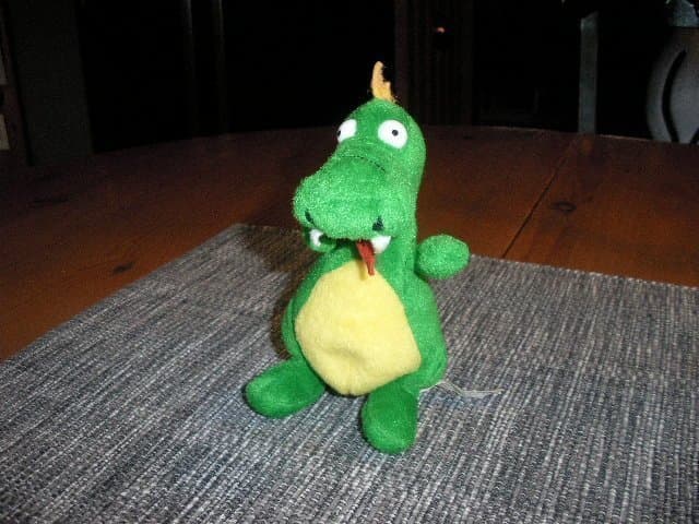 Bolibompadraken 1999 1:a modellen Sveriges Television Soft Toys Bolibompa draken