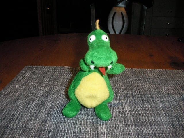 Bolibompadraken 1999 1:a modellen Sveriges Television Soft Toys Bolibompa draken
