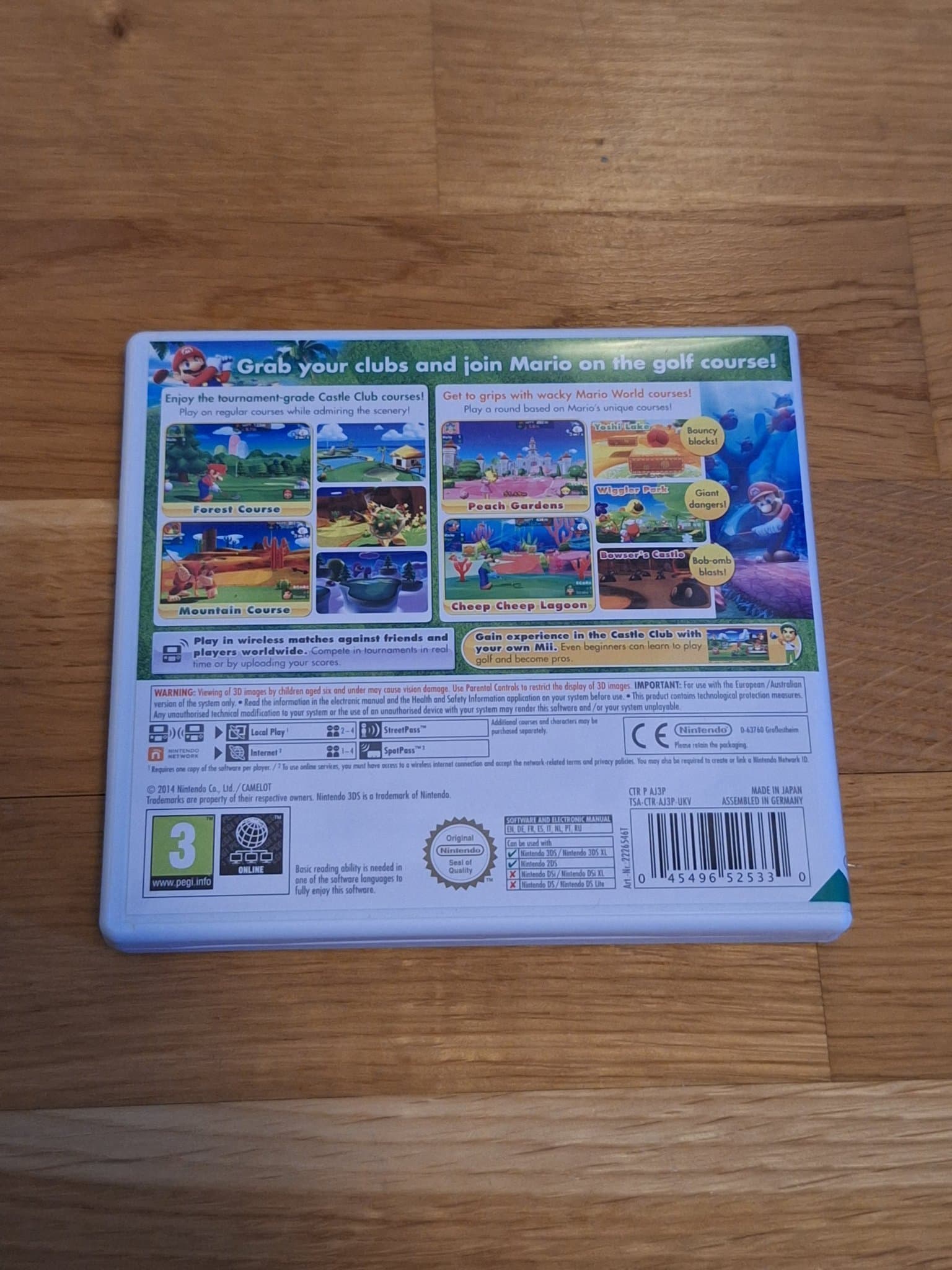 Mario Golf World Tour - Nintendo 3DS - Komplett i fint skick