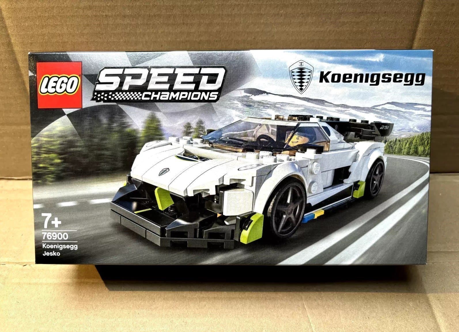 Helt Nytt Lego Speed Champions 76900 Koenigsegg Jesko Oöppnad