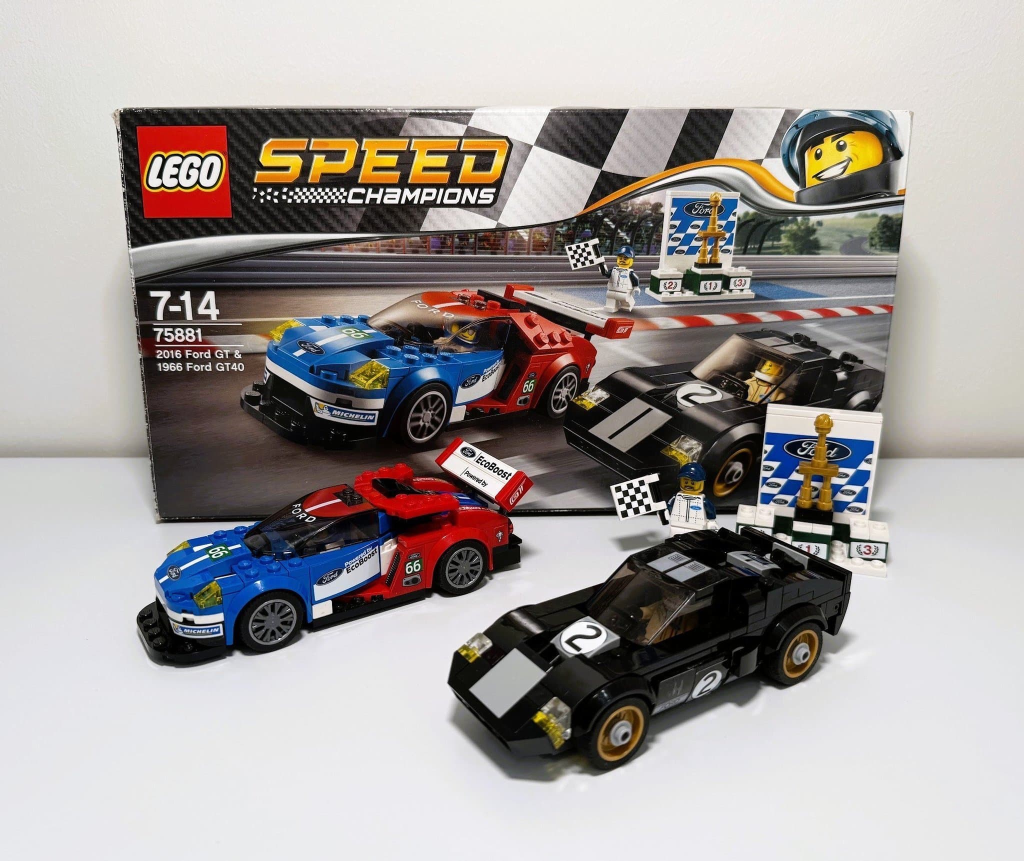 Lego Speed Champions LEGO 75881 2016 Ford GT och 1966 Ford GT40, fint skick!