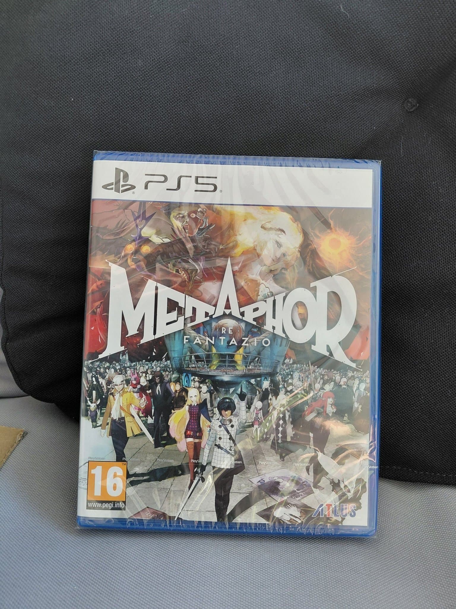 Metaphor Refantazio PS5 Nyinplatstad / Oöppnad