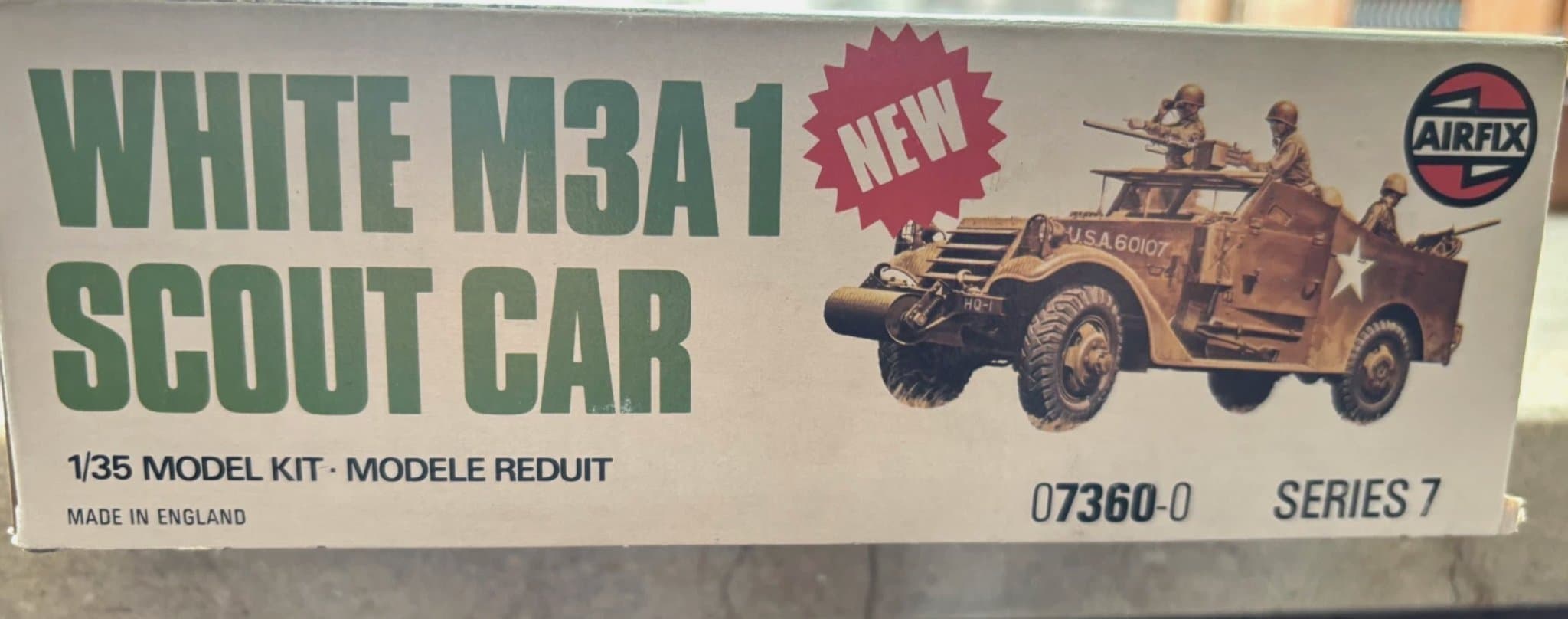 Airfix White M3A1 Scout Car 1/35 Model Kit