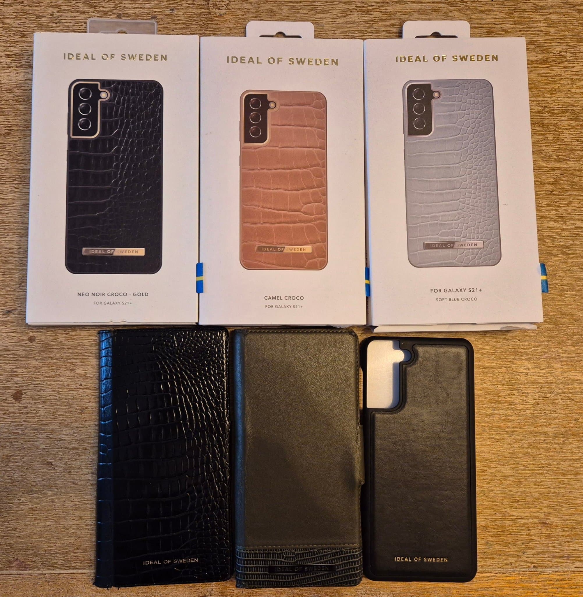 Ideal of Sweden Skal Galaxy S21+ 4 skal 2 plånboksfodral