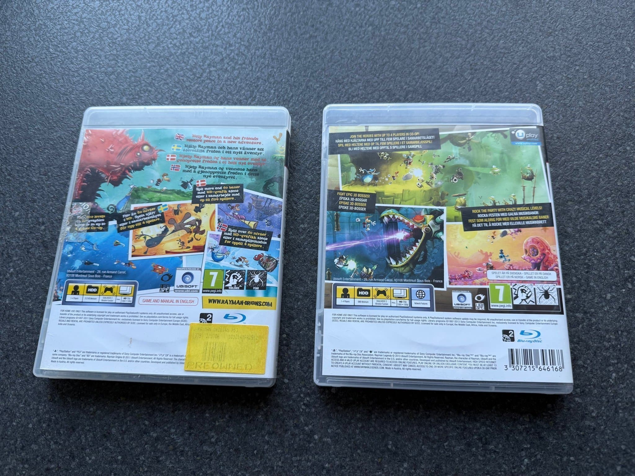 Rayman Origins & Rayman Legends - PS3