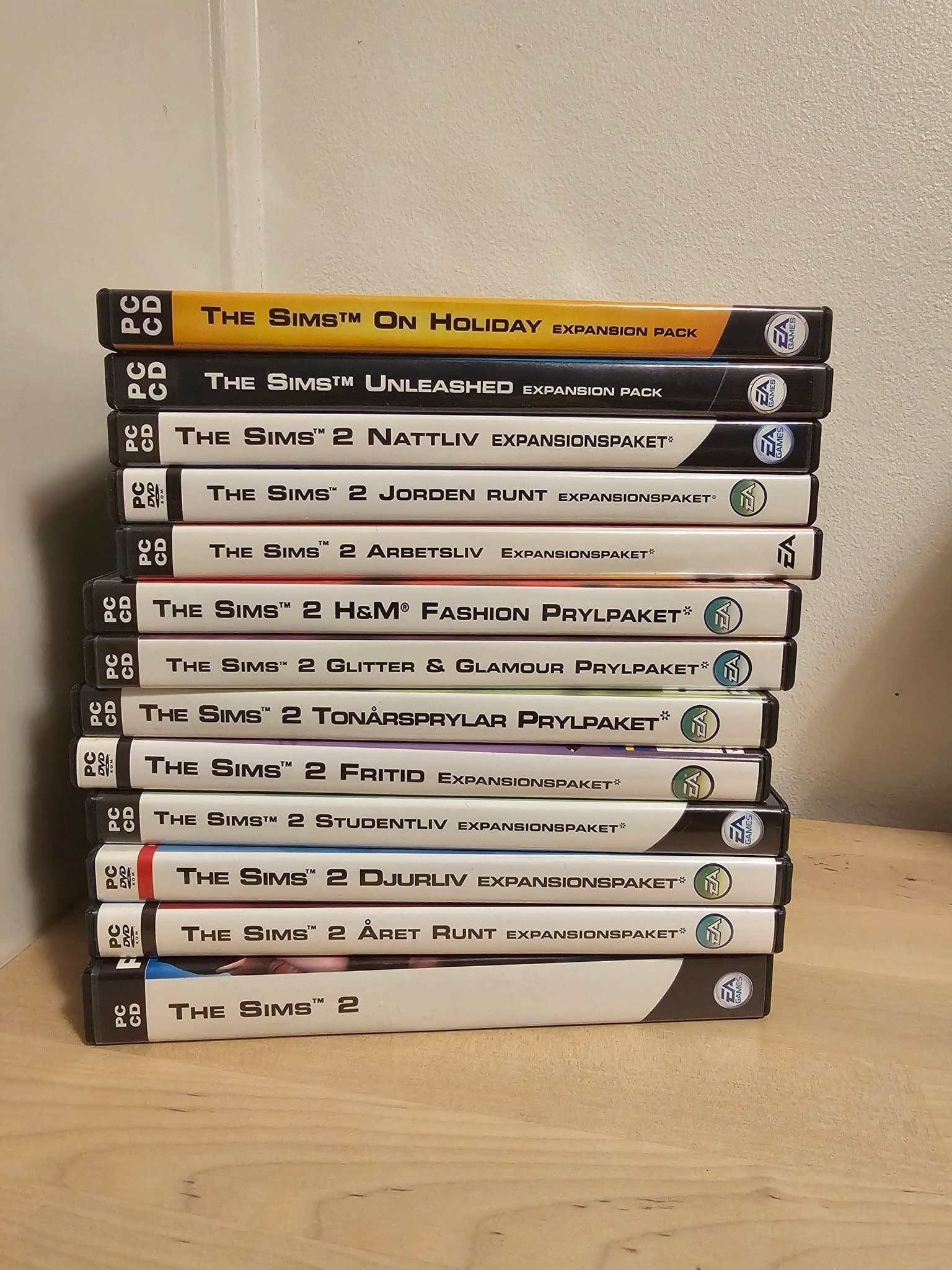 SAMLARSKICK! The Sims 2 Stort Paket | 13 Spel | Kompletta & Nyskick