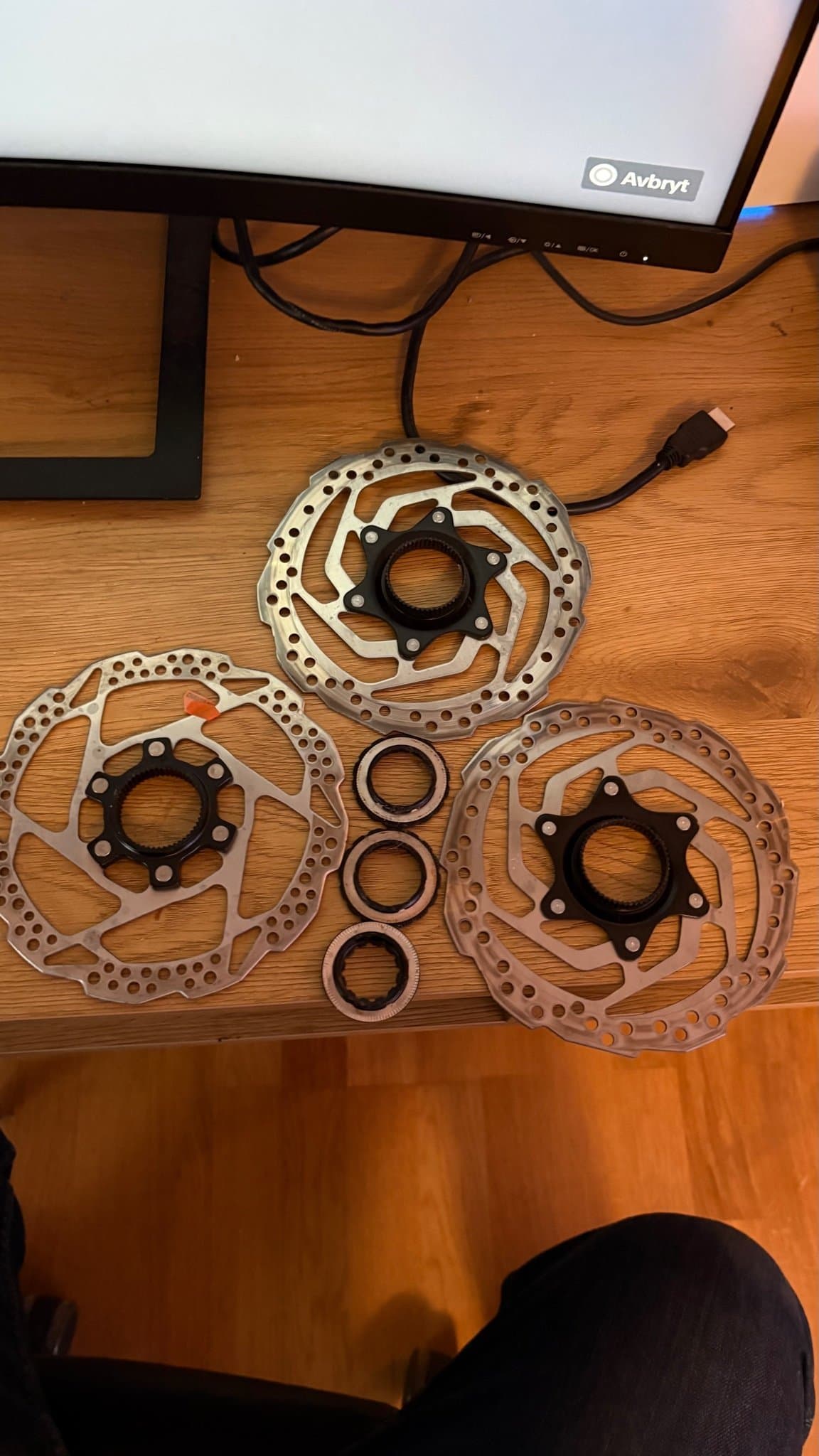 Shimano bromsskivor SM-RT54-S och SM-RT10-S