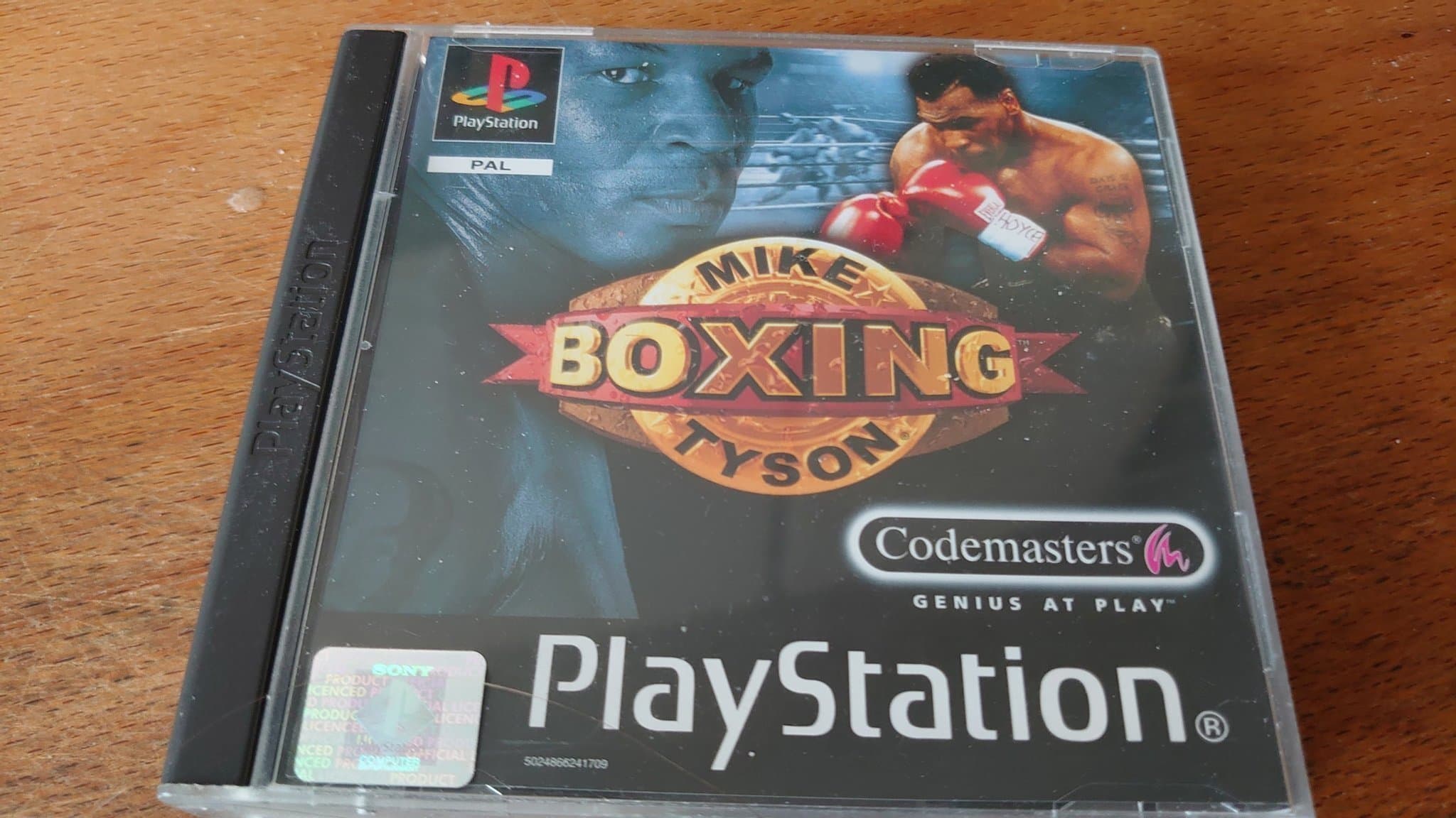 Mike Tyson till Playstation i nyskick med instruktionsbok och 3 olika papper