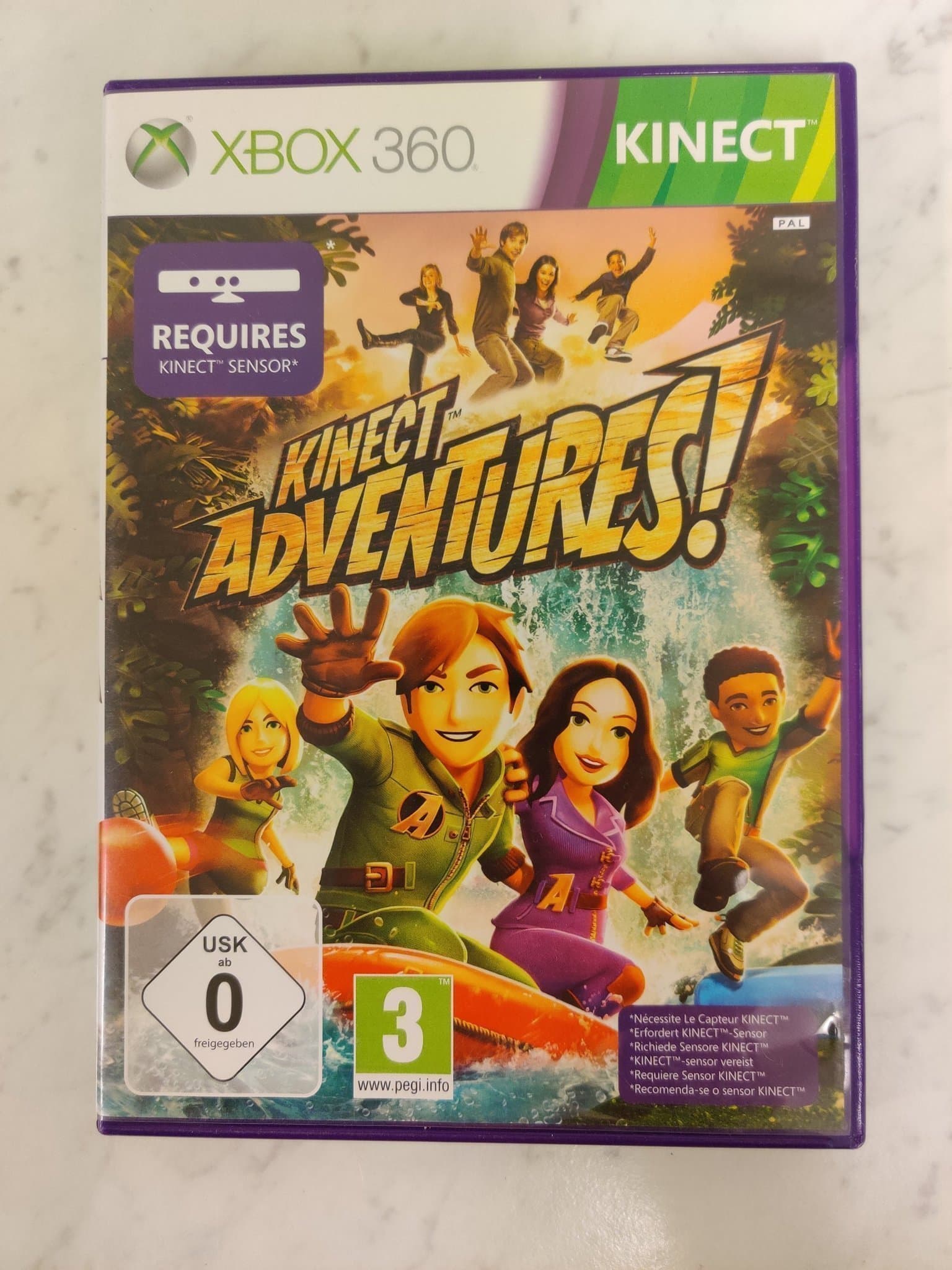 Kinect Adventures! - Xbox 360, spel