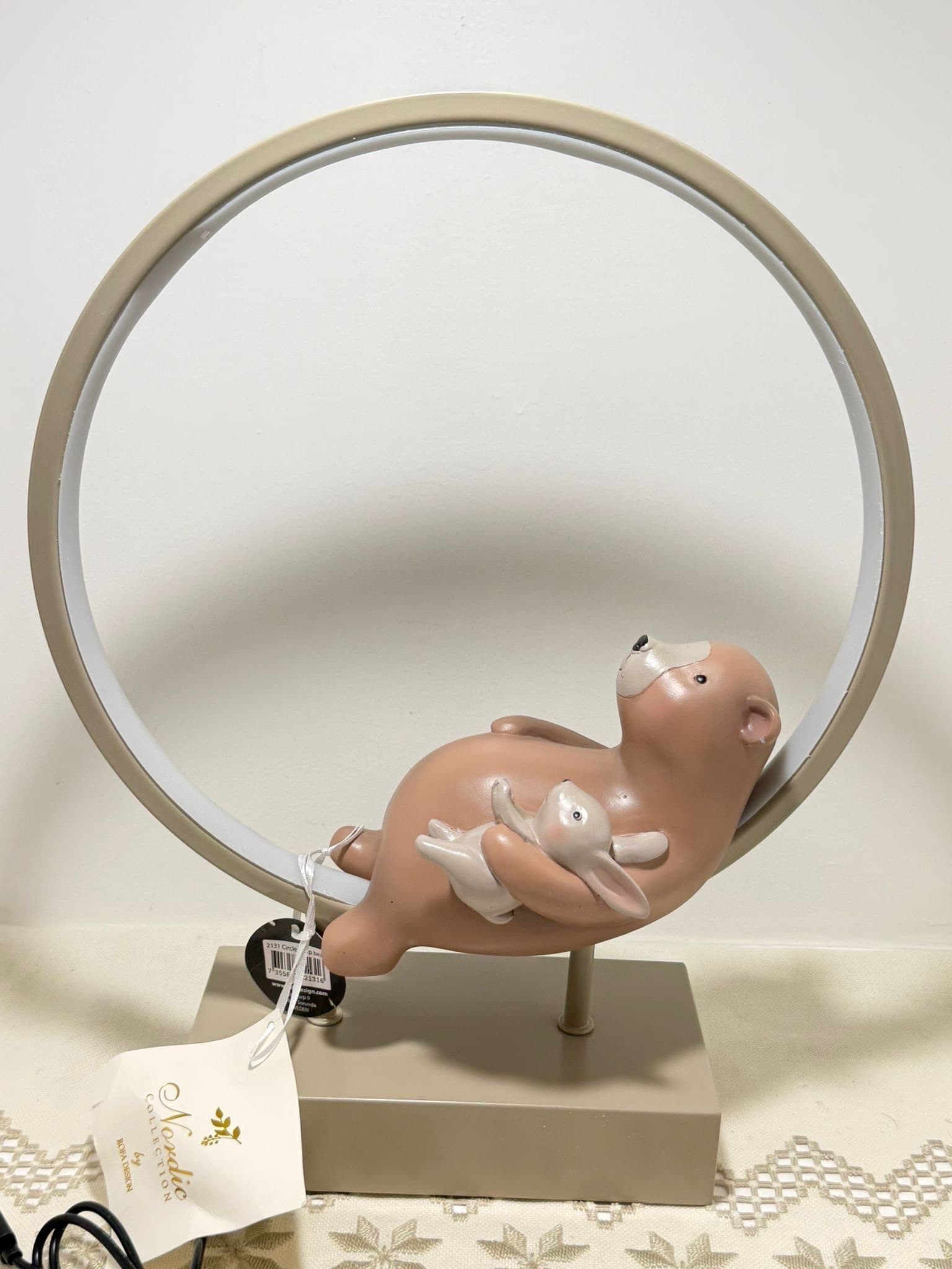 Rofa Design LED Bordslampa – Björn med unge – NY – Originalkartong – Barnrum