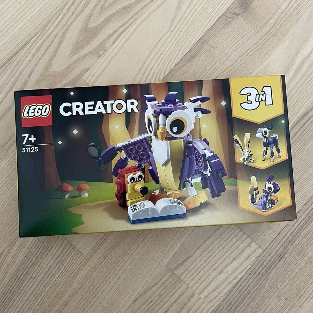 LEGO Creator 3-1 - OÖPPNAD Fantasy Forest Creatures #31125