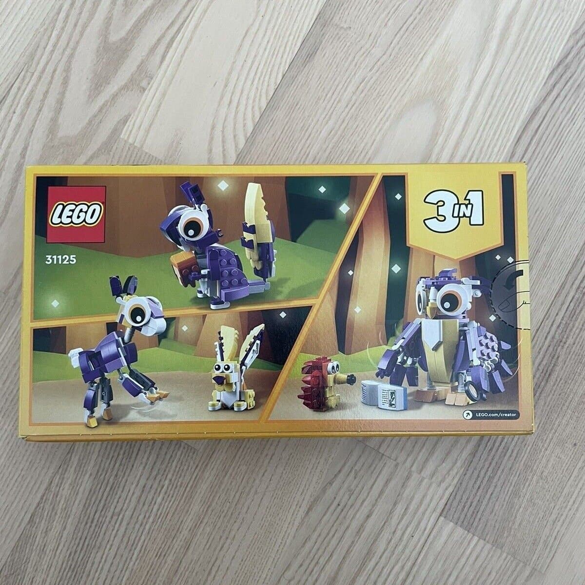 LEGO Creator 3-1 - OÖPPNAD Fantasy Forest Creatures #31125