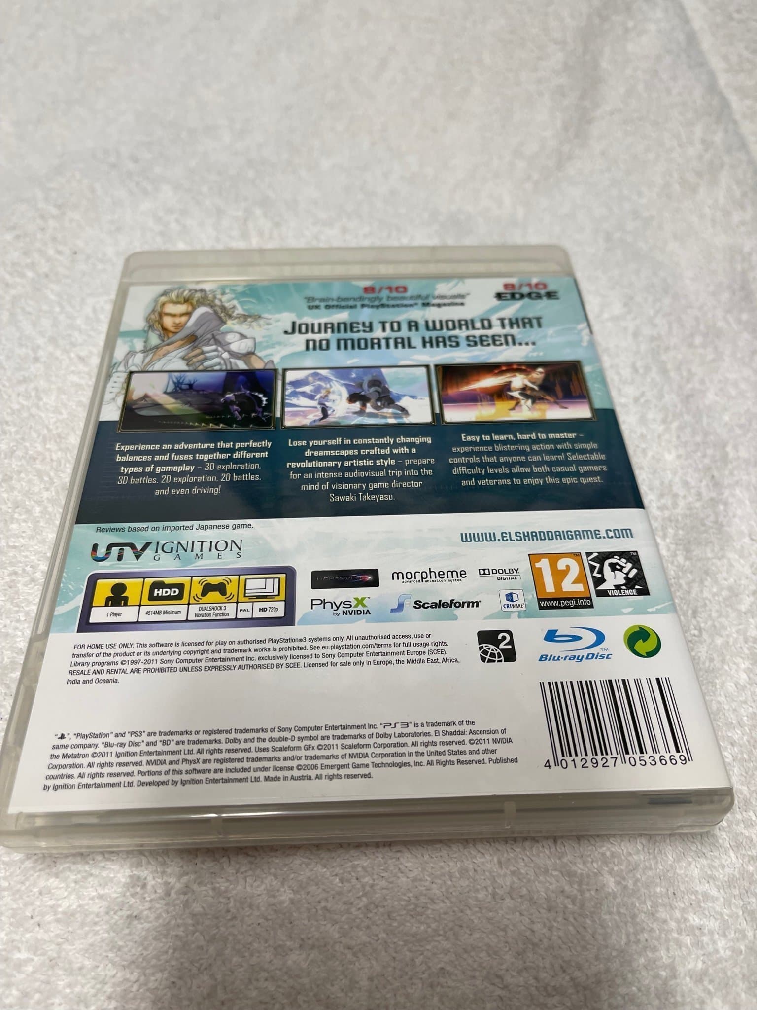 El Shaddai: Ascension of the Metatron PS3