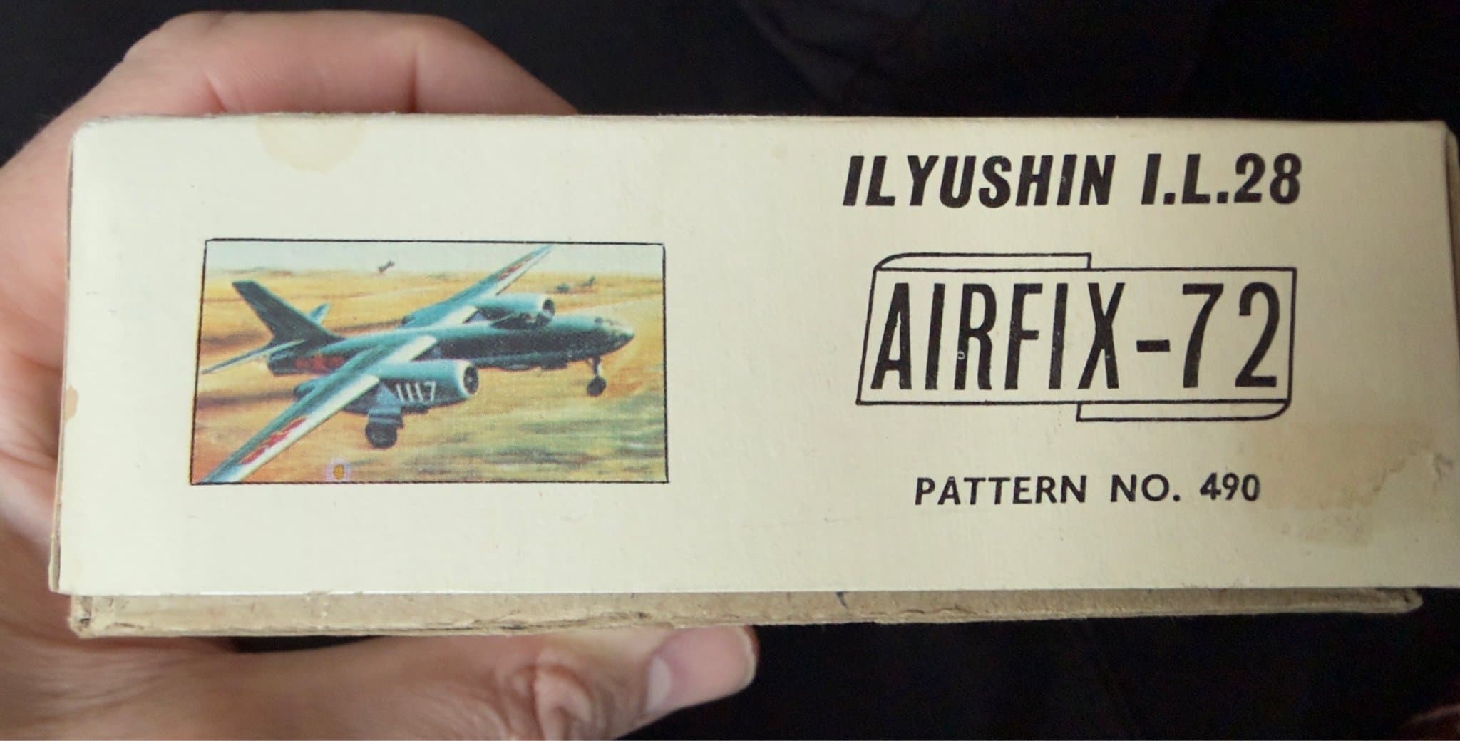 Airfix-72 Skala Ilyushin I.L.28 Modellflygplan, Mönster nr 490