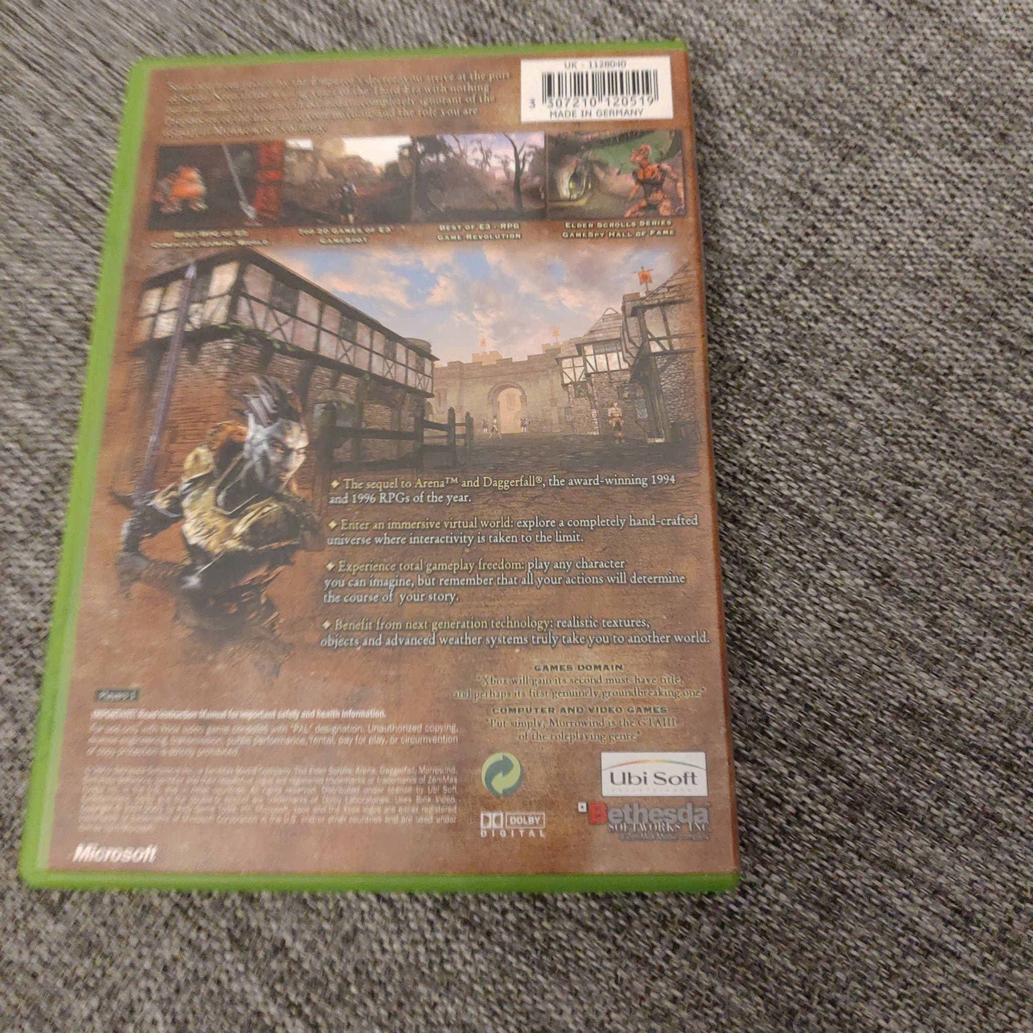 The Elder Scrolls III: Morrowind - Xbox GM-0018