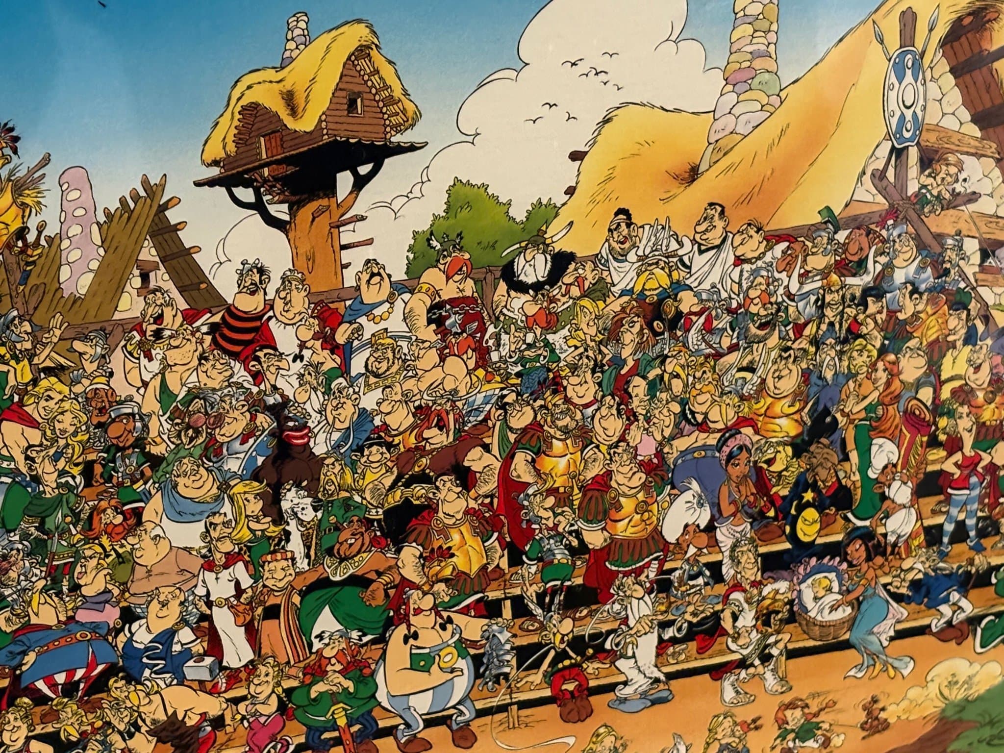 Oöppnat pusssel från Ravensburger. Asterix 1000 bitar