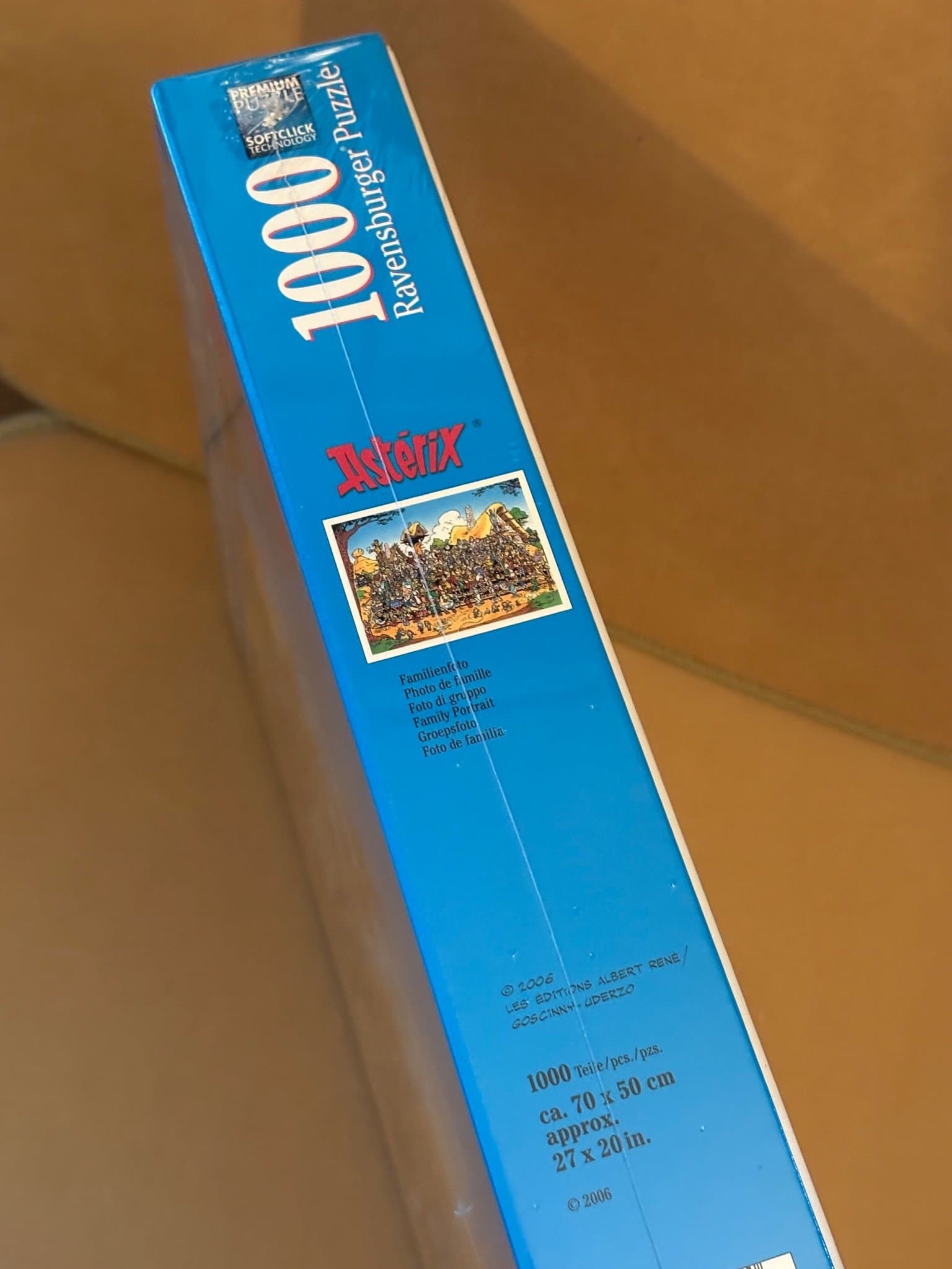 Oöppnat pusssel från Ravensburger. Asterix 1000 bitar