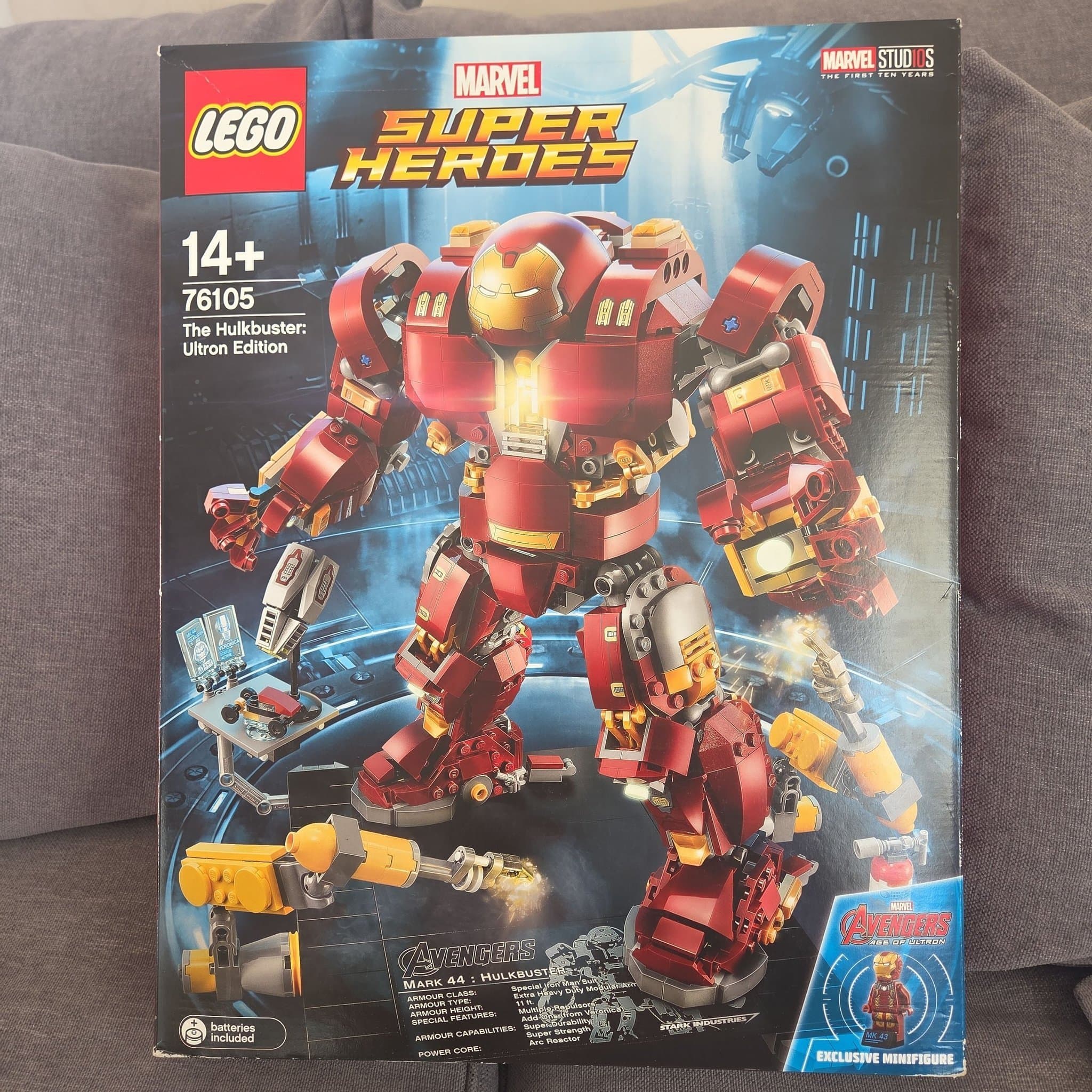 LEGO Marvel 76105 Hulkbuster Ultron Edition – Oöppnad – Retired Set
