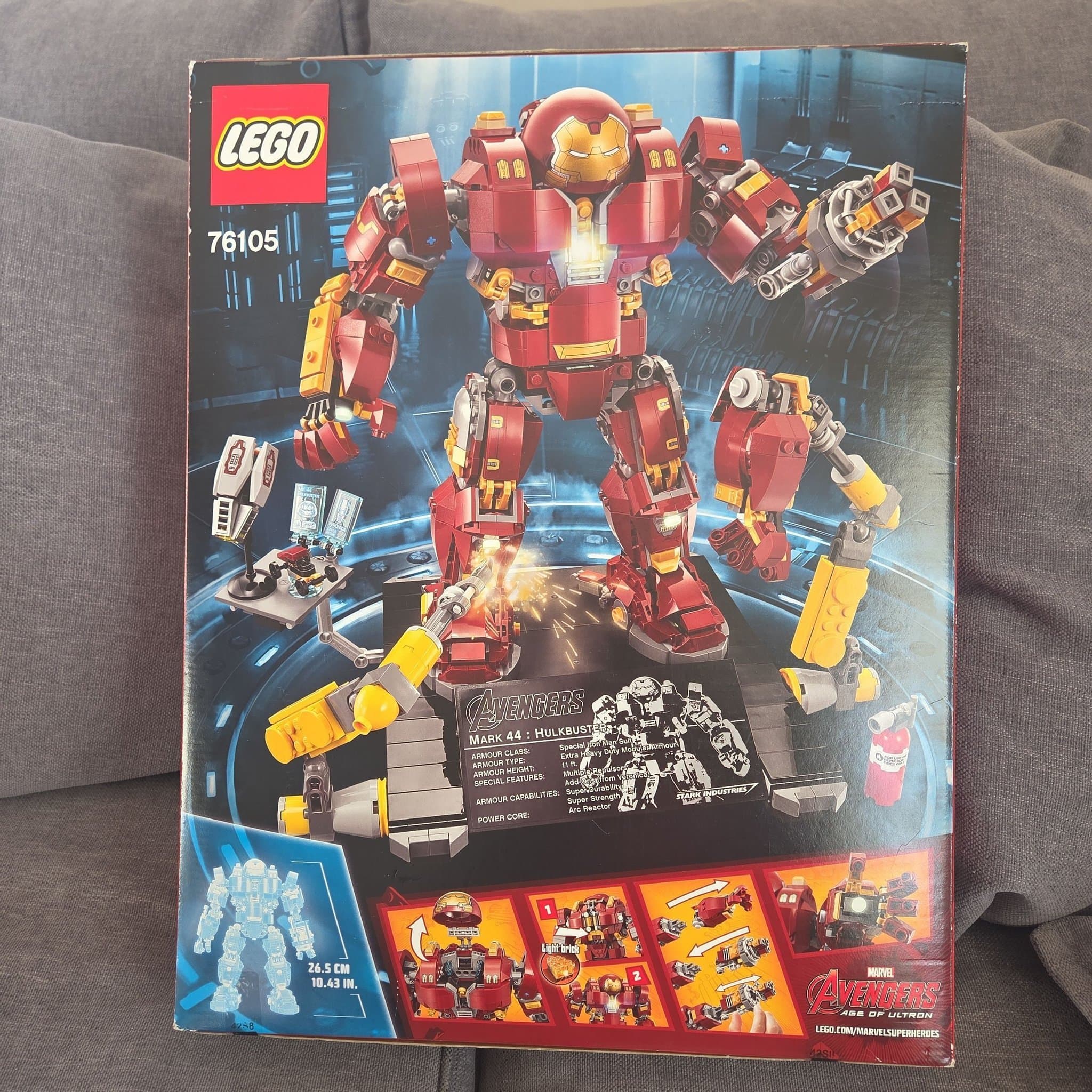 LEGO Marvel 76105 Hulkbuster Ultron Edition – Oöppnad – Retired Set