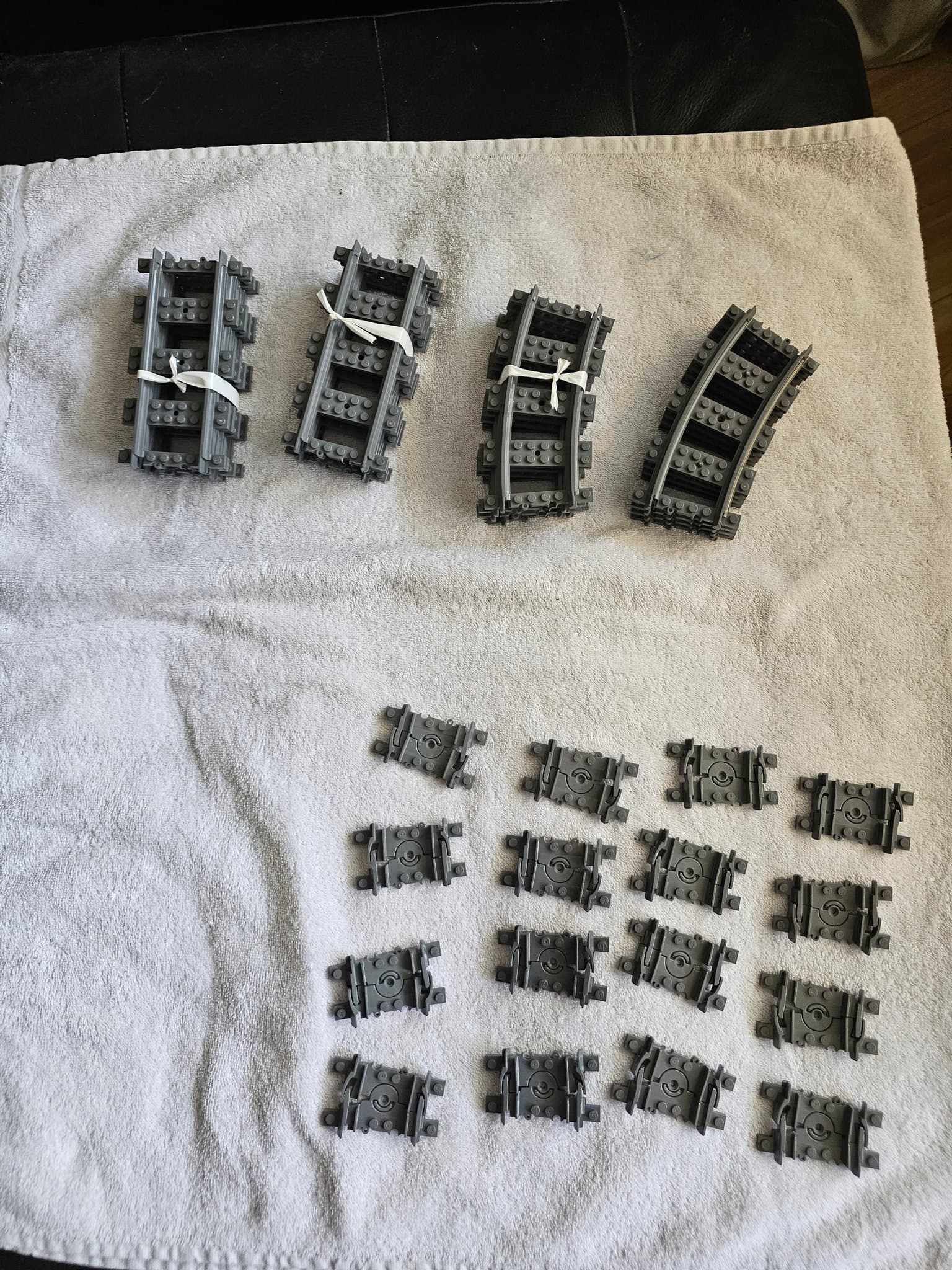 6. Lego Train tracks, tågräls och flex räls.