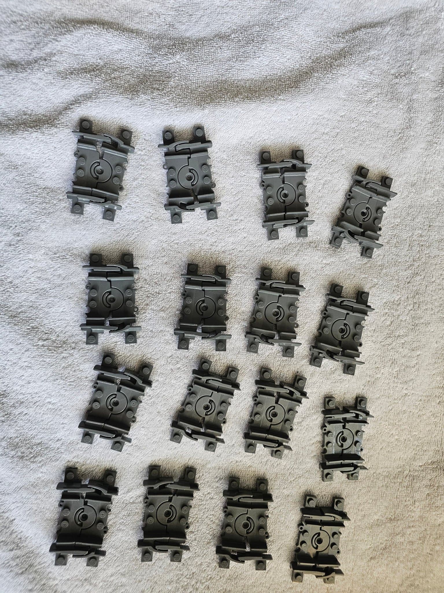 6. Lego Train tracks, tågräls och flex räls.