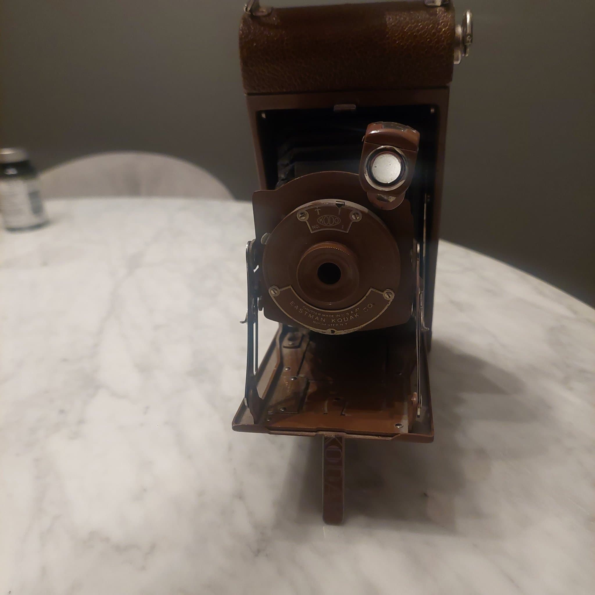 Vintage / antik Eastman Kodak kodo no.1Kamera