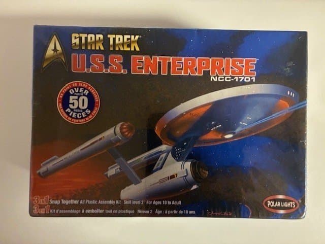 Star Trek U.S.S. Enterprise NCC-1701 Modellbyggsats INPLASTAD