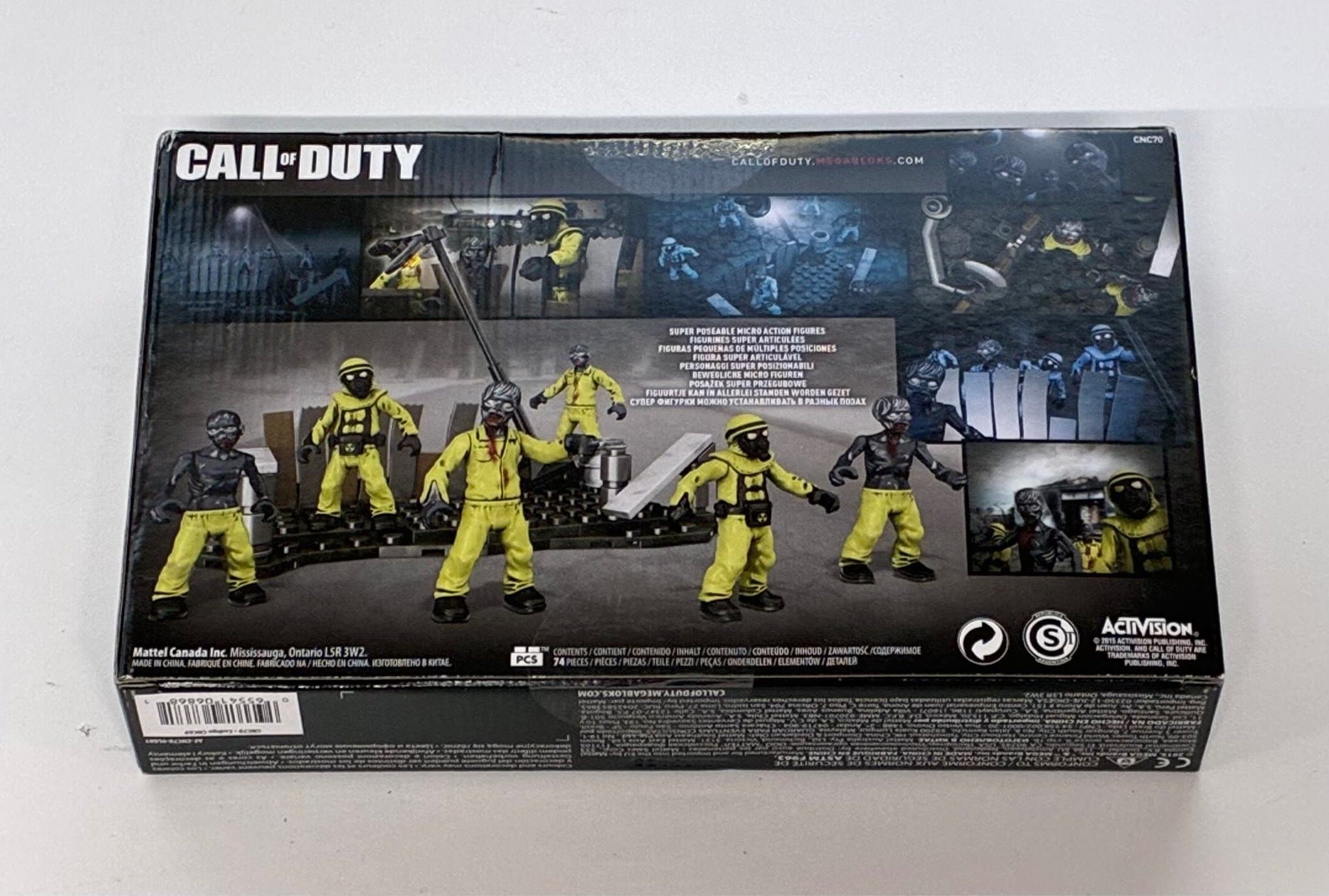 Call of Duty Mega Bloks Hazmat Zombies Mob Set